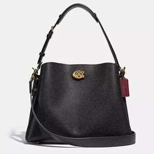 Coach Willow Shoulder Bag, Black